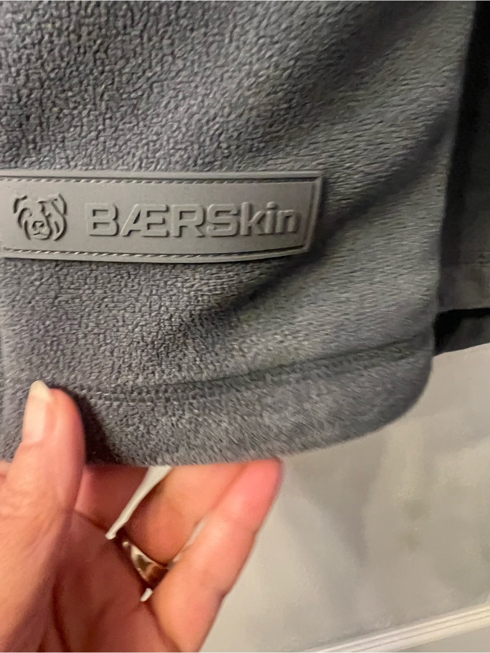 NWT Baerskin Tactical Supply Co gray hooded fleece jacket size s - Picture 4 of 11